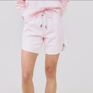 BOGNER Alexia pink and white shorts
